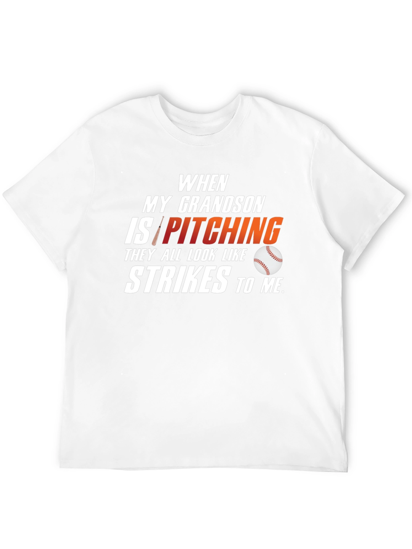 Grandson Pitching T-Shirt: Baseball Lover Tee