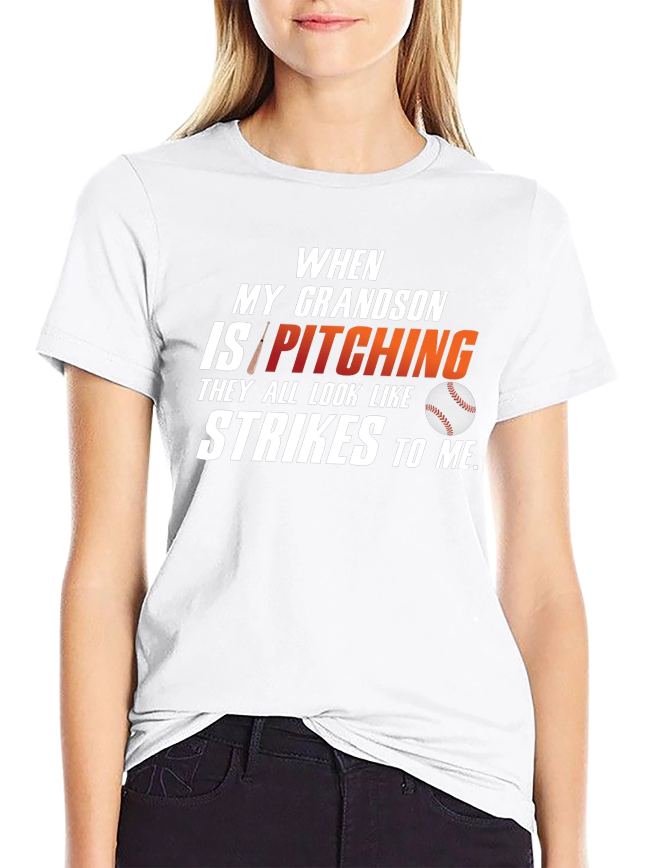 Grandson Pitching T-Shirt: Baseball Lover Tee