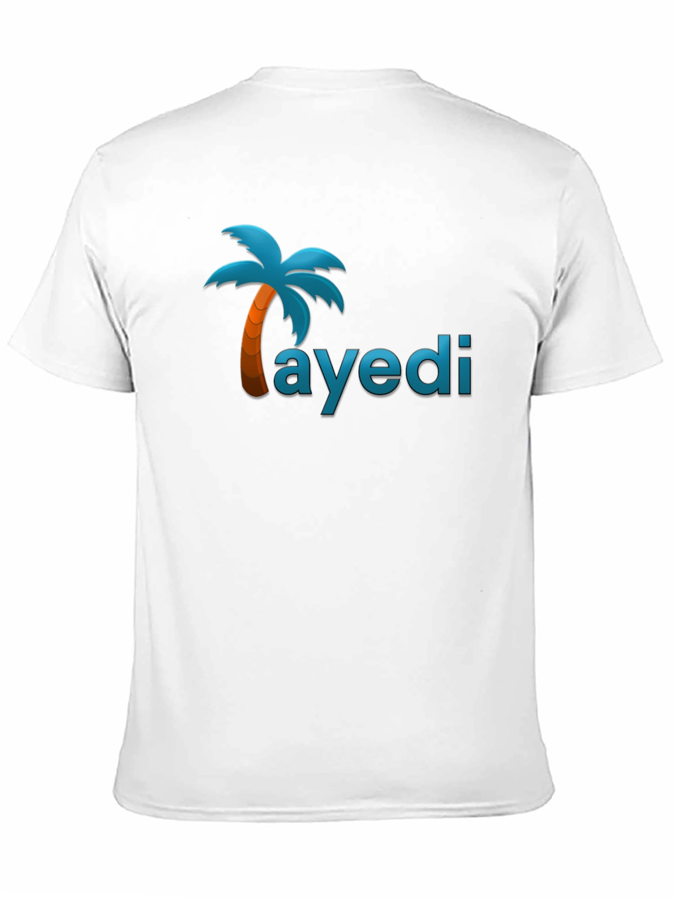 Tropical Island Style Black T-Shirt