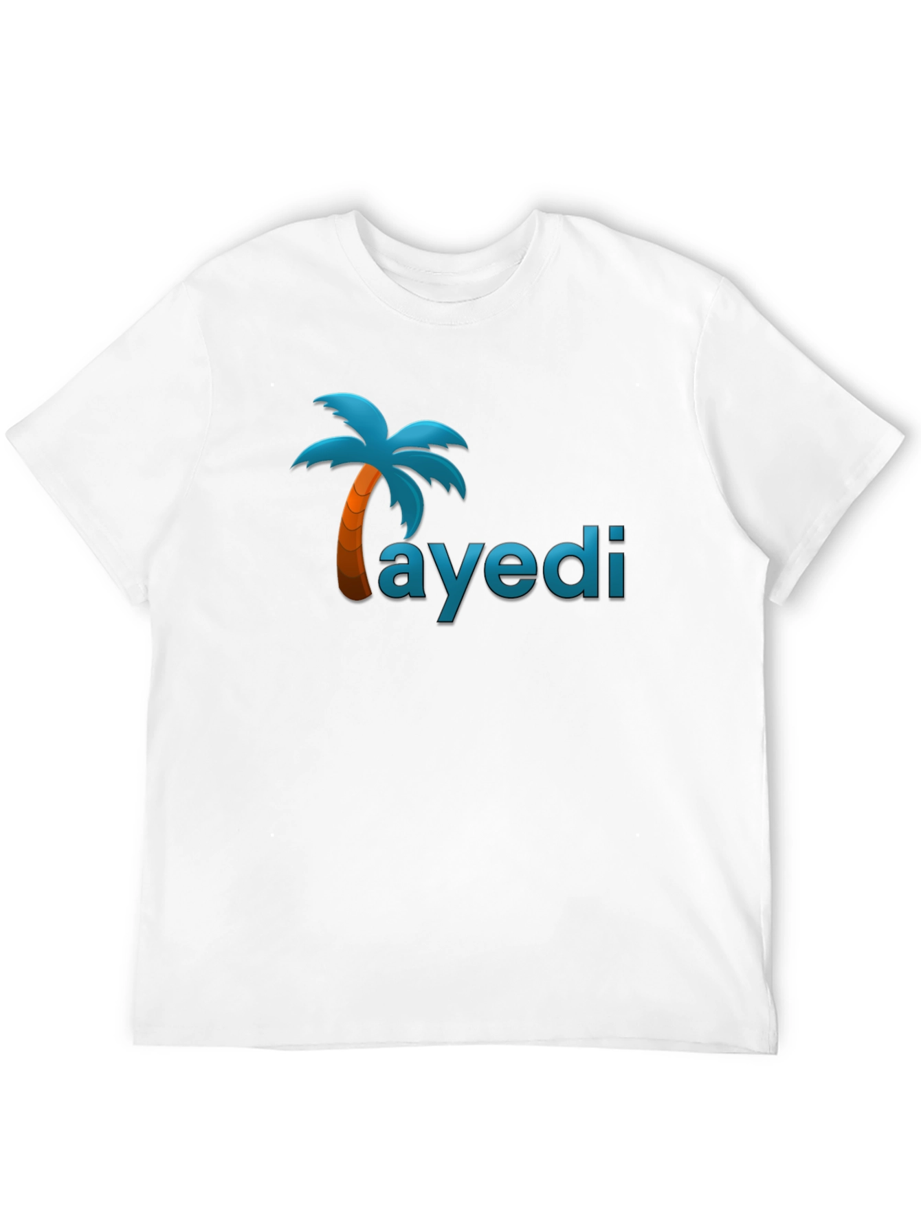 Tropical Island Style Black T-Shirt