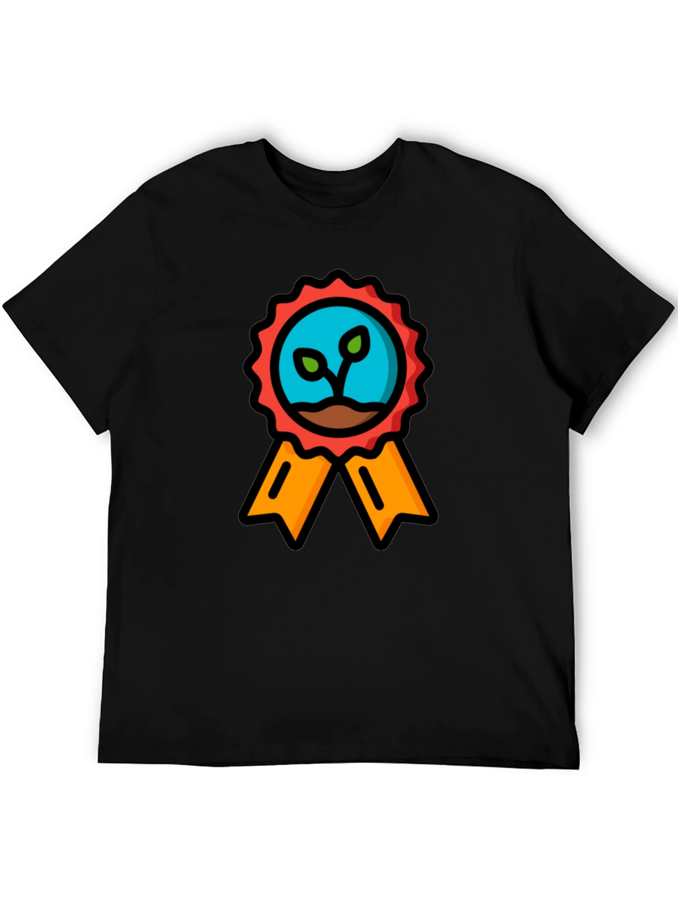 Eco-Friendly Sprout Award Black T-Shirt