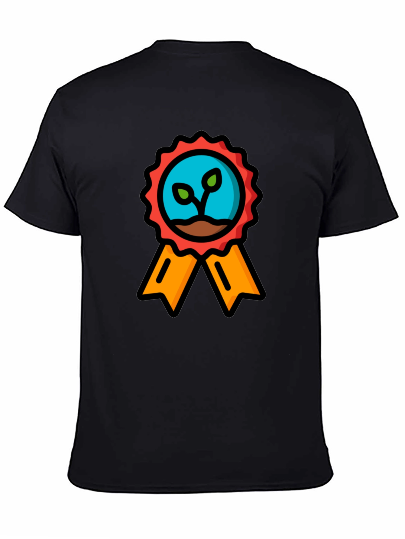 Eco-Friendly Sprout Award Black T-Shirt