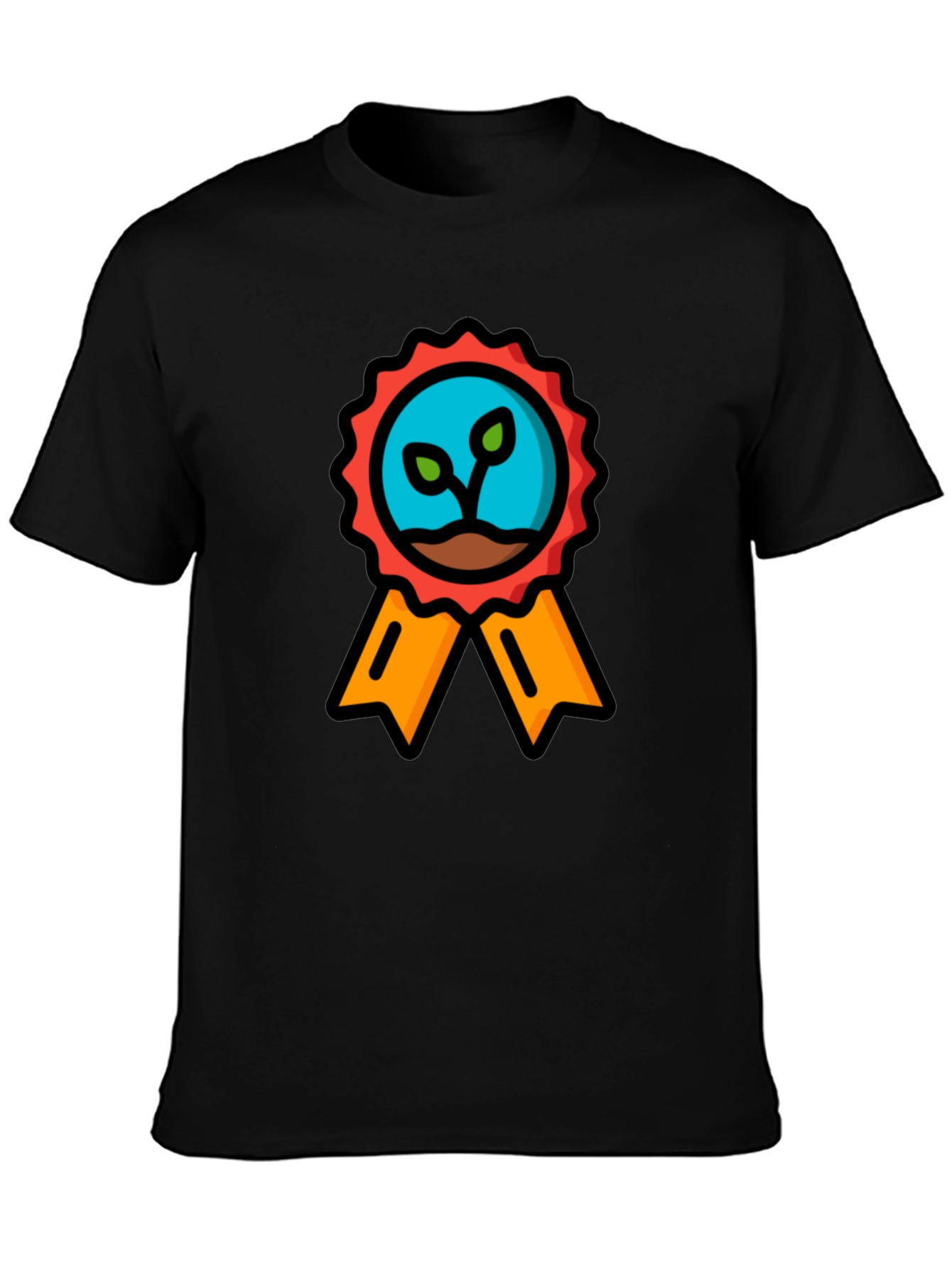 Eco-Friendly Sprout Award Black T-Shirt