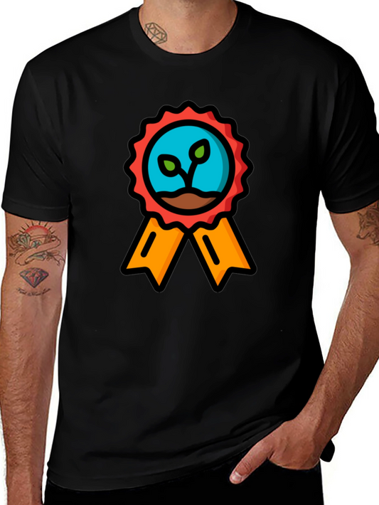 Eco-Friendly Sprout Award Black T-Shirt