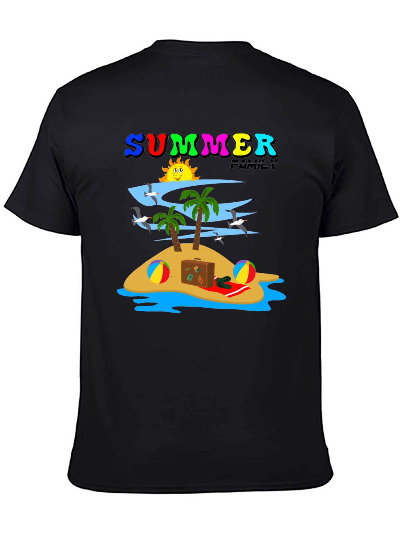 Summer Family Vacation Island T-Shirt