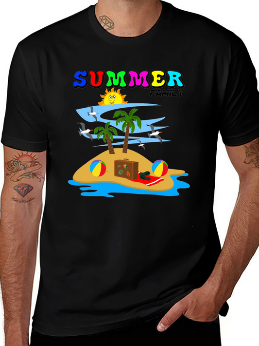 Summer Family Vacation Island T-Shirt