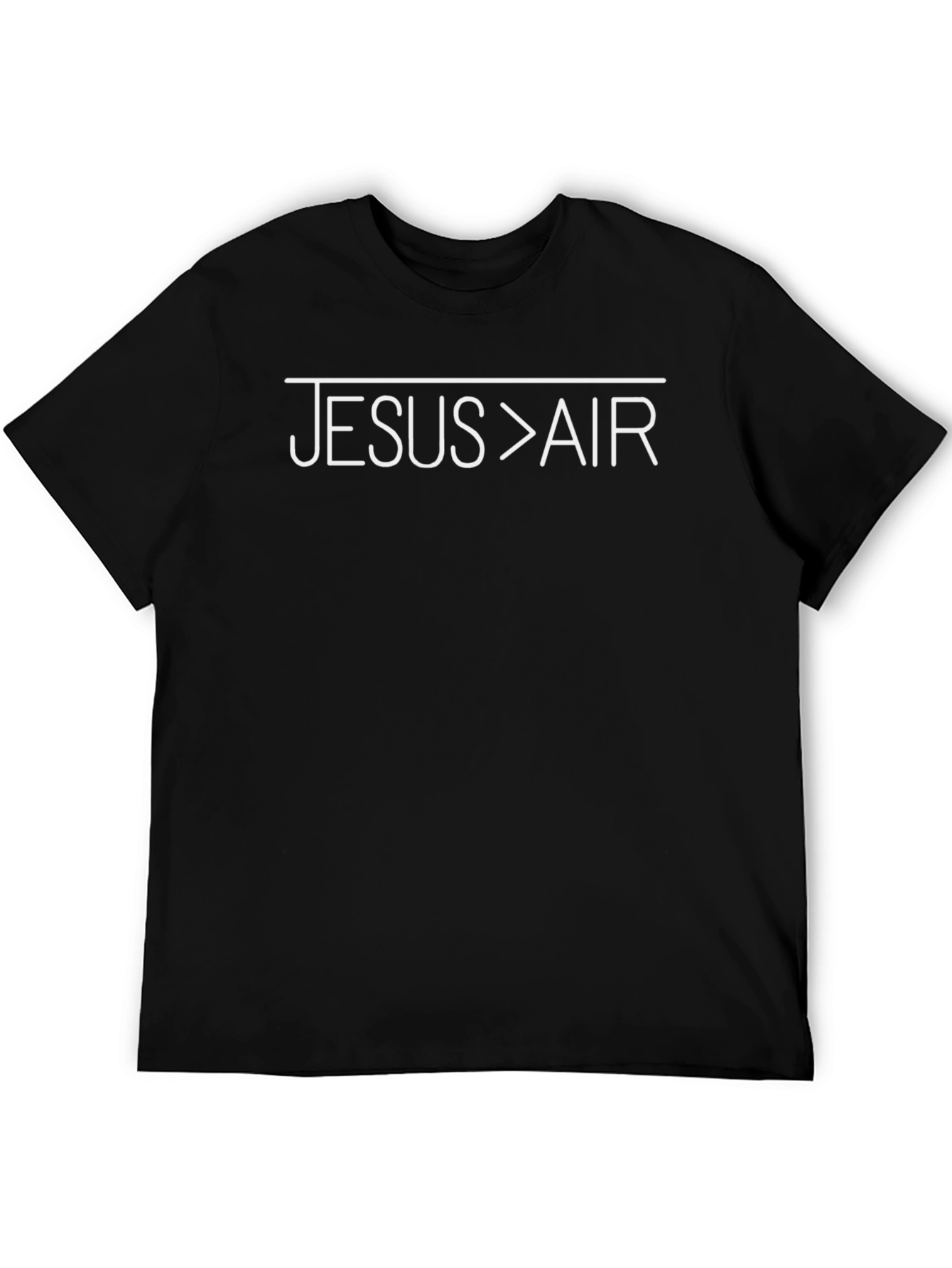 Jesus > Air Black Graphic Tee