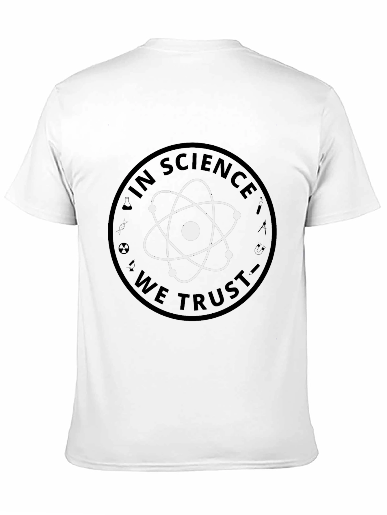 In Science We Trust Graphic Tee - Black