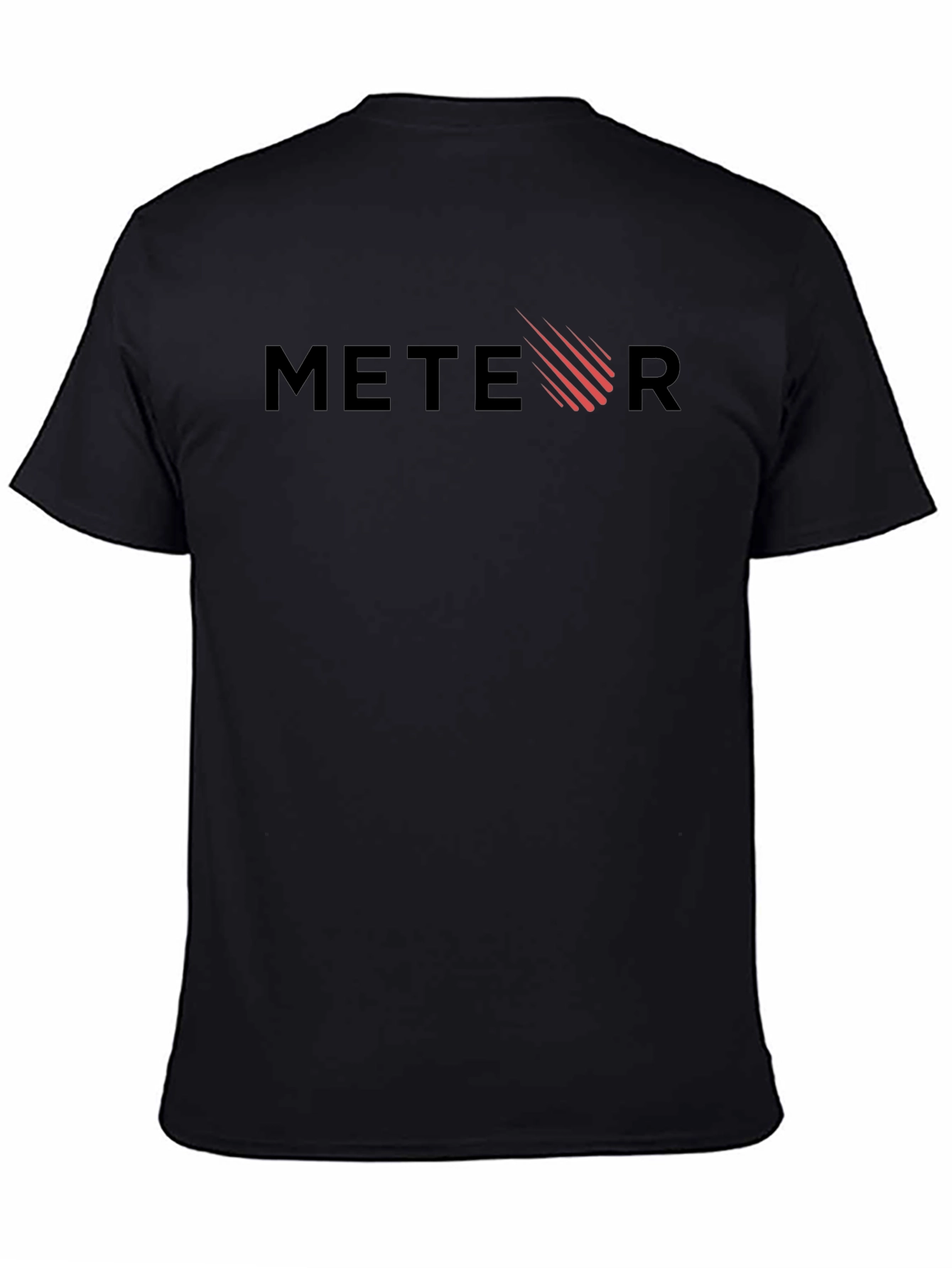 Meteor Graphic Tee - Stylish Mens Black T-Shirt