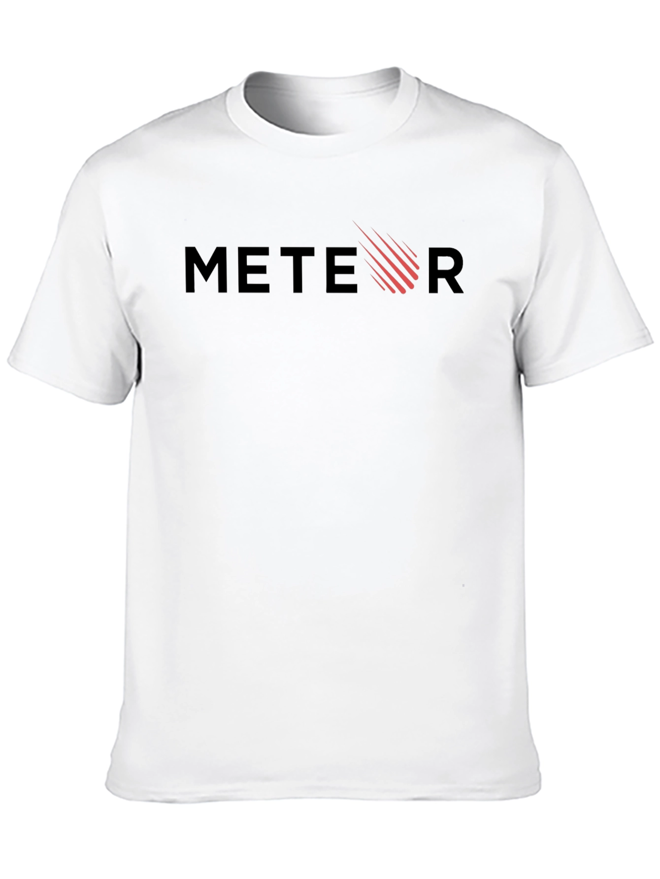 Meteor Graphic Tee - Stylish Mens Black T-Shirt
