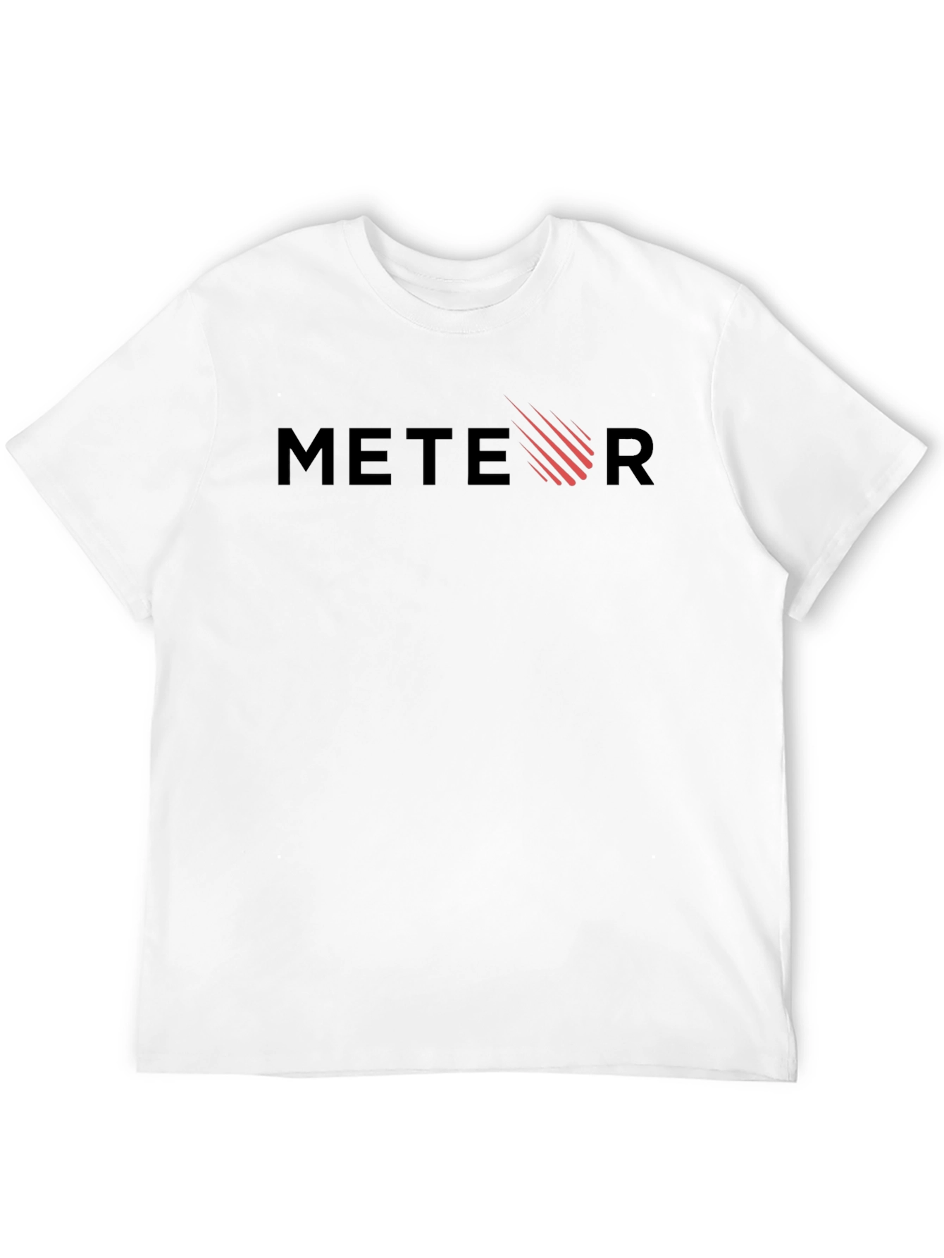 Meteor Graphic Tee - Stylish Mens Black T-Shirt