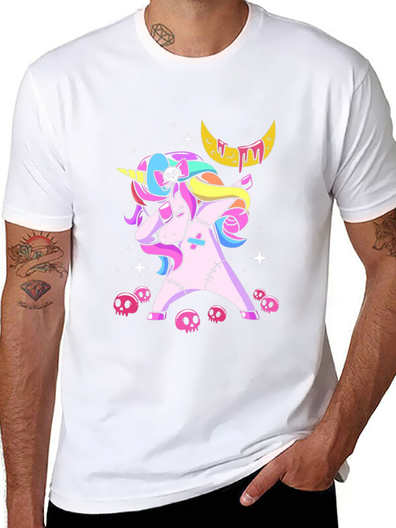 Zombie Unicorn Dabbing T-Shirt