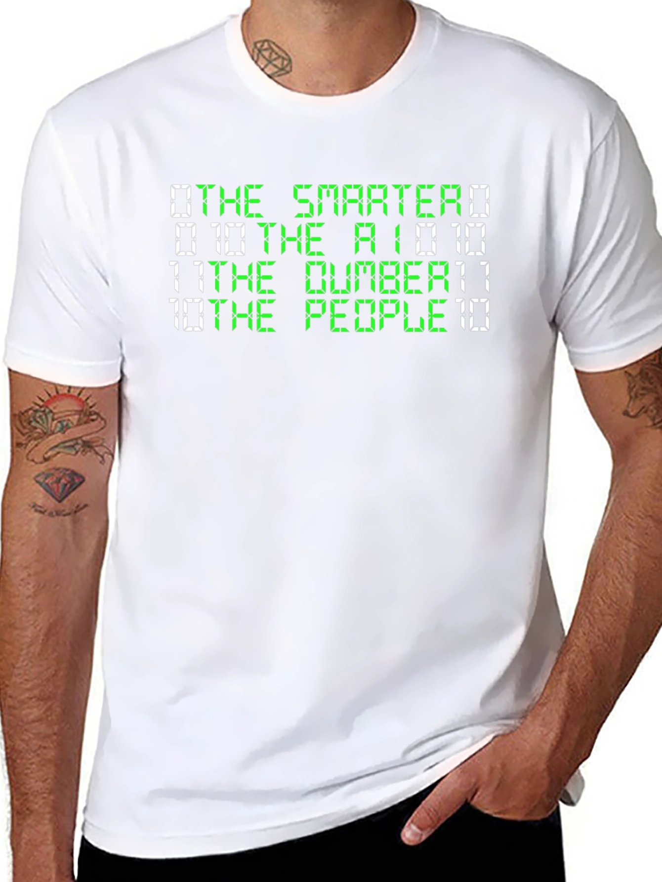 Binary Code T-Shirt: Smarter Than The Average