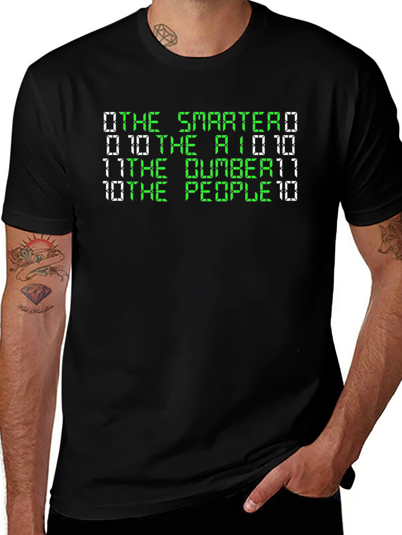 Binary Code T-Shirt: Smarter Than The Average