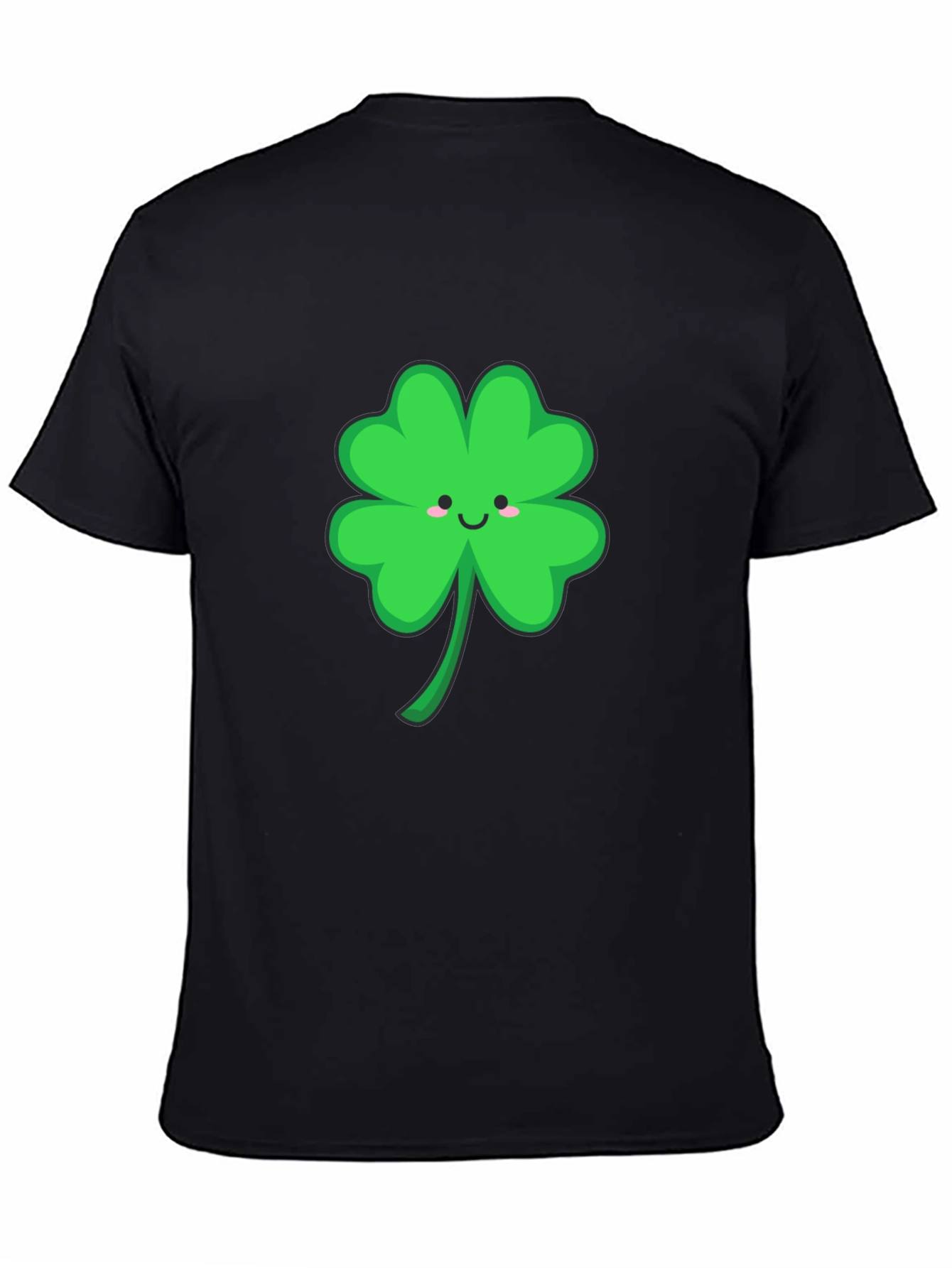 Lucky Clover Graphic Tee - Black