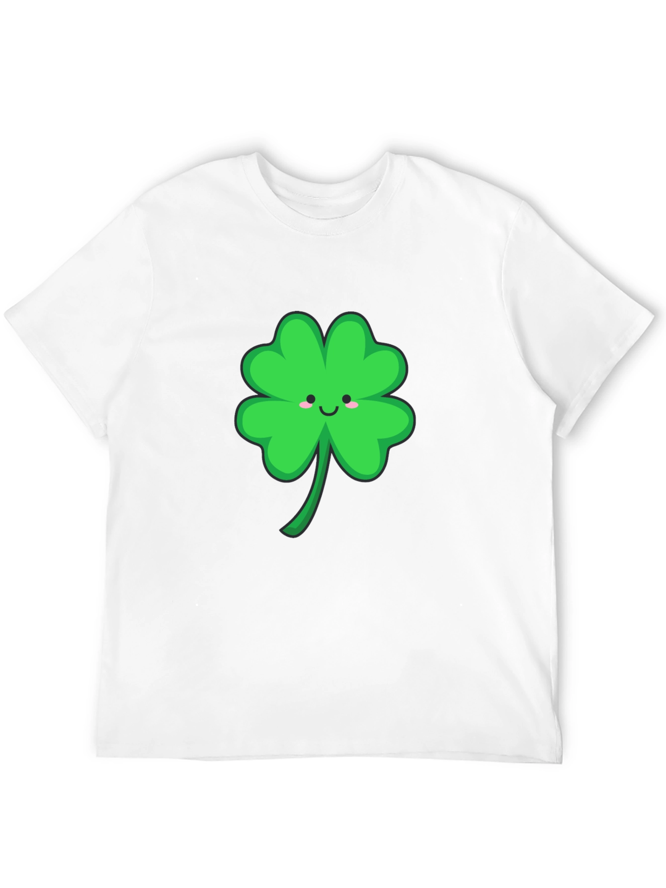 Lucky Clover Graphic Tee - Black