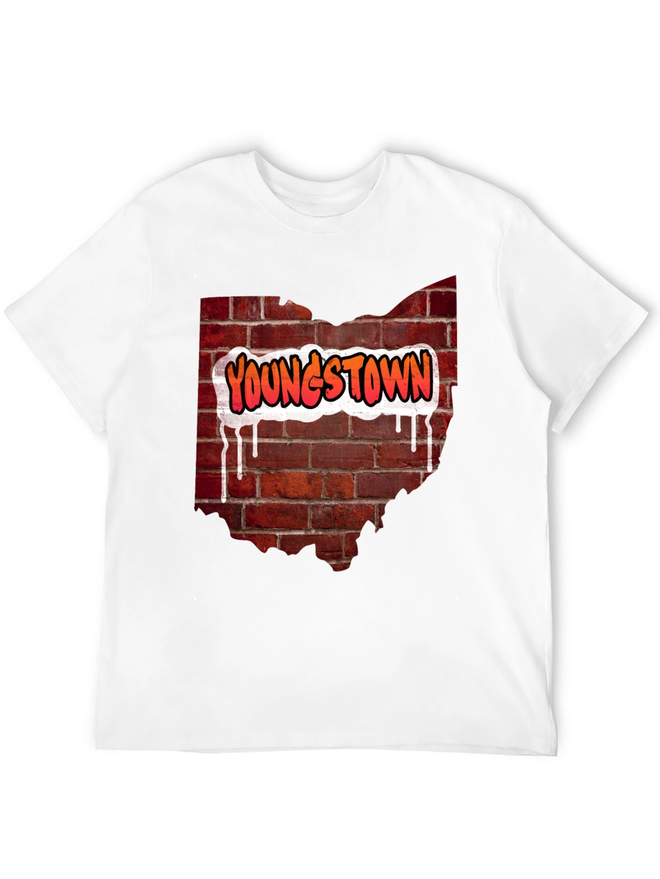 Youngstown Ohio Brick Wall T-Shirt