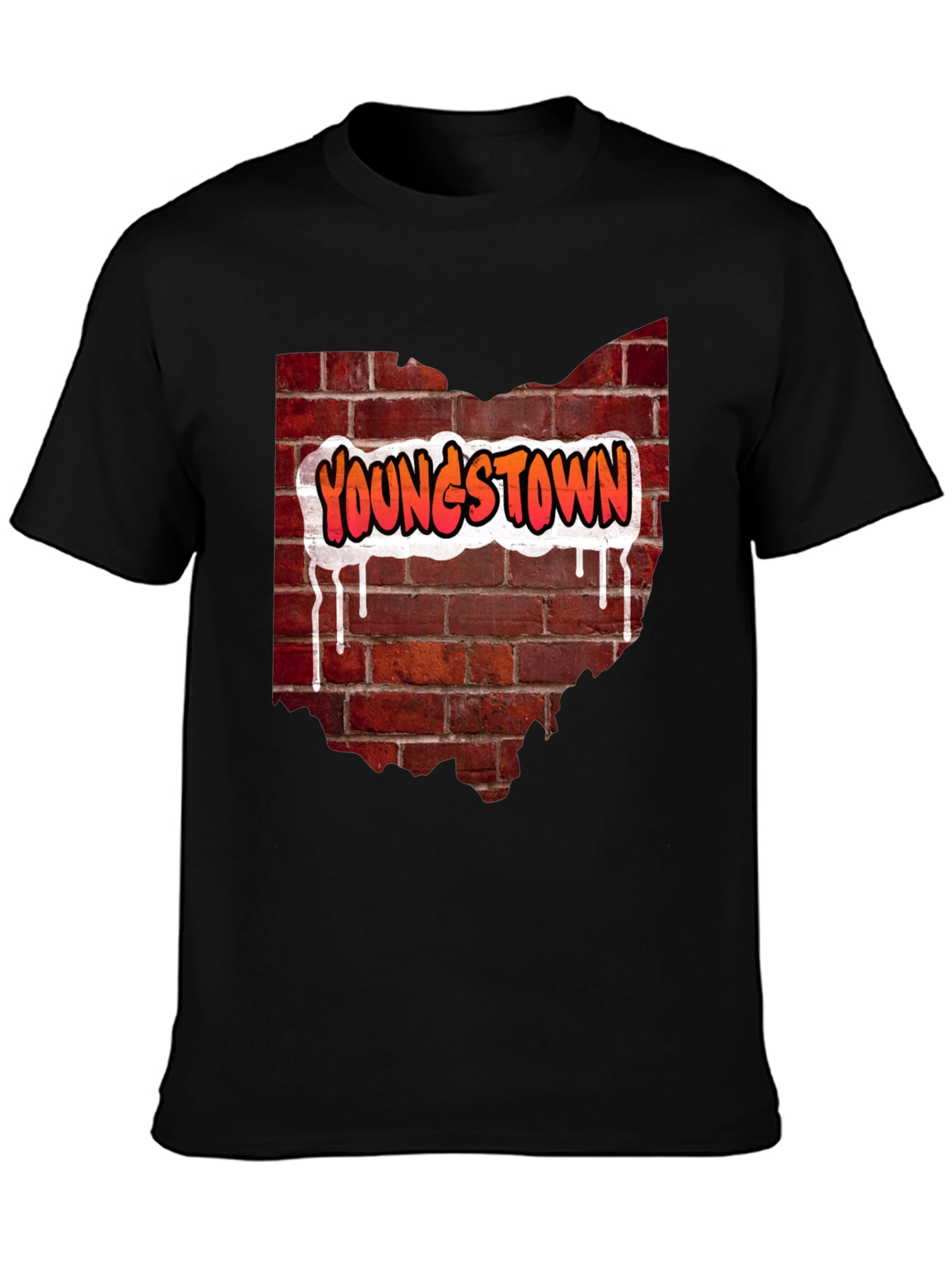 Youngstown Ohio Brick Wall T-Shirt
