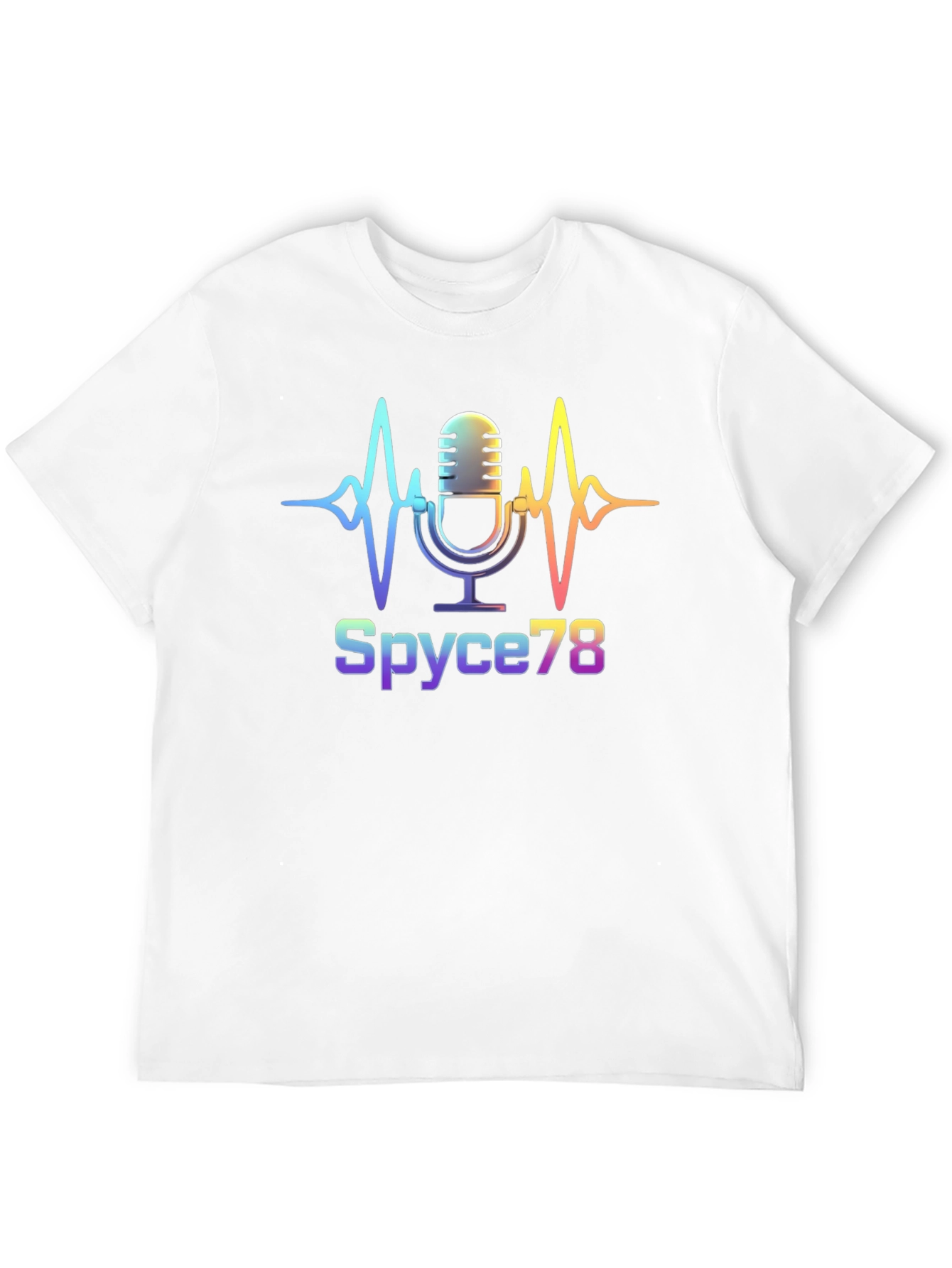 Spyce78 Microphone Graphic Tee - Black