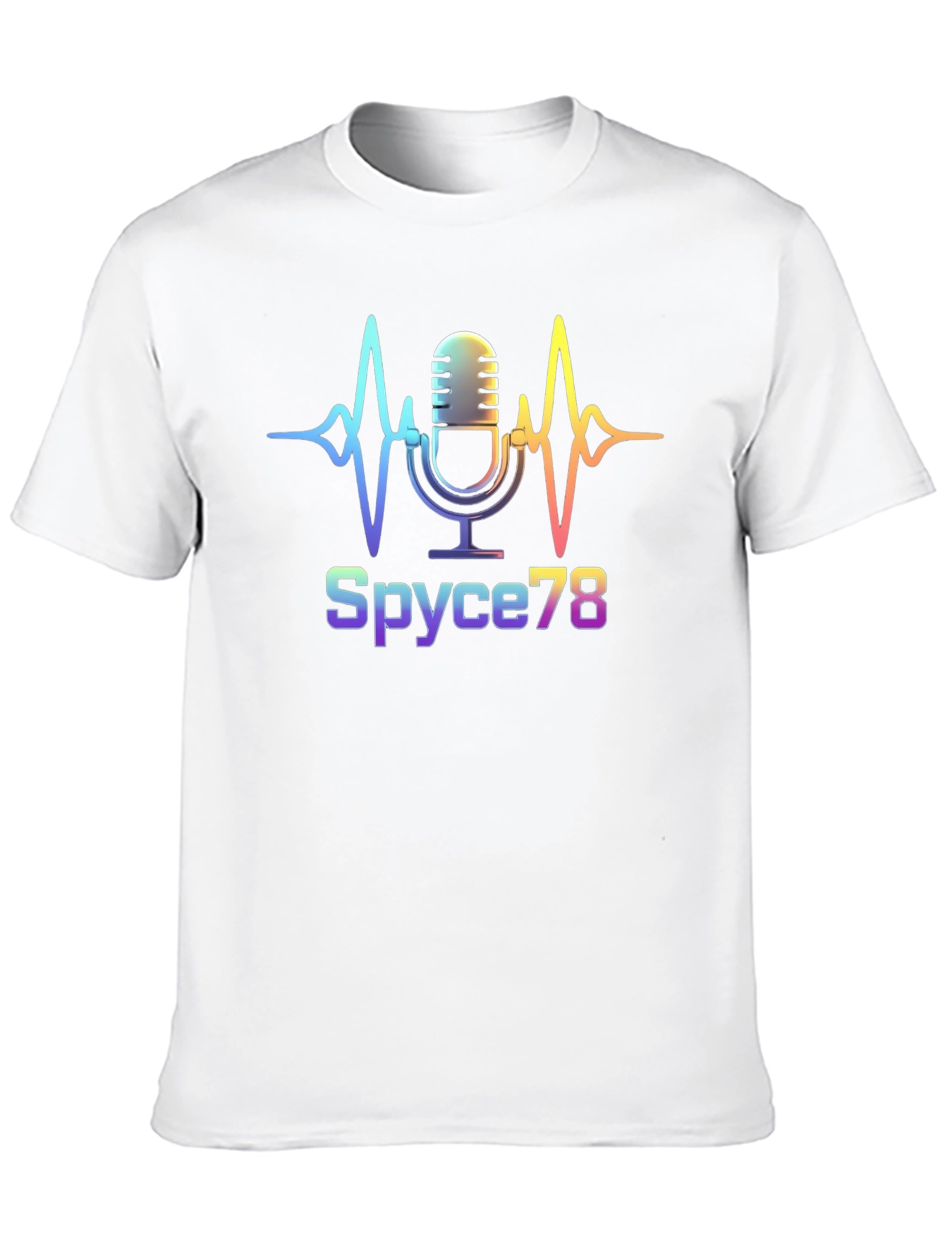 Spyce78 Microphone Graphic Tee - Black