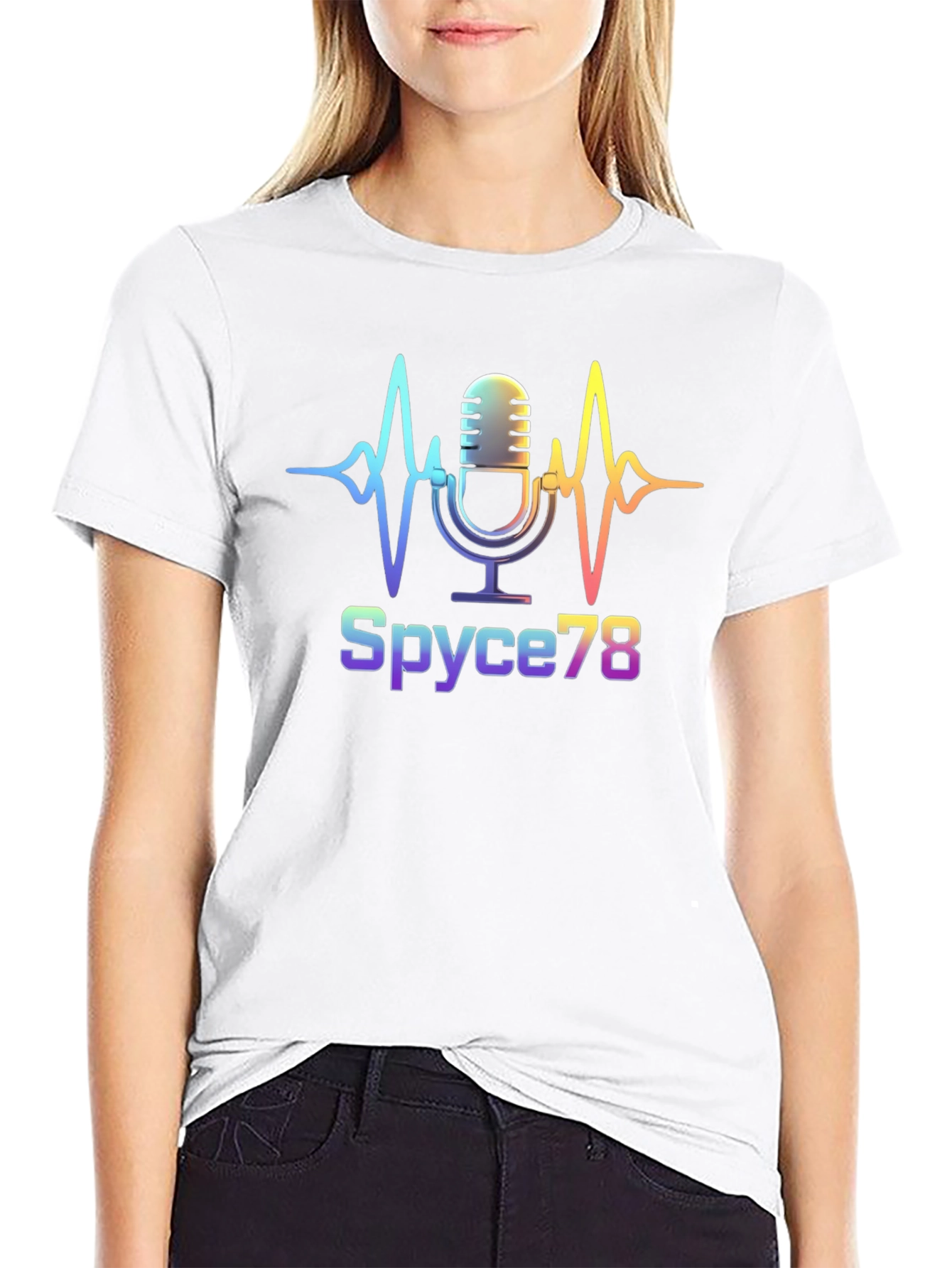 Spyce78 Microphone Graphic Tee - Black
