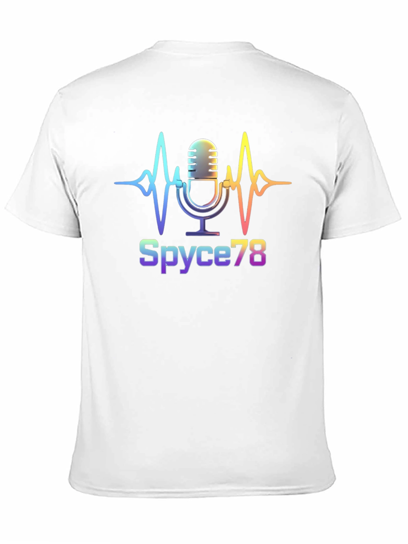 Spyce78 Microphone Graphic Tee - Black