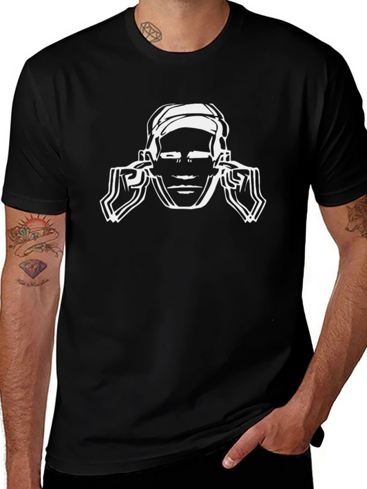 Hear No Evil Graphic Tee - Black Cotton T-Shirt