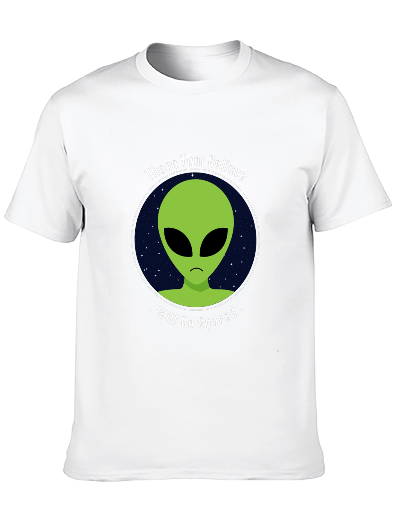 Believe Alien Black T-Shirt - Will Be Spared