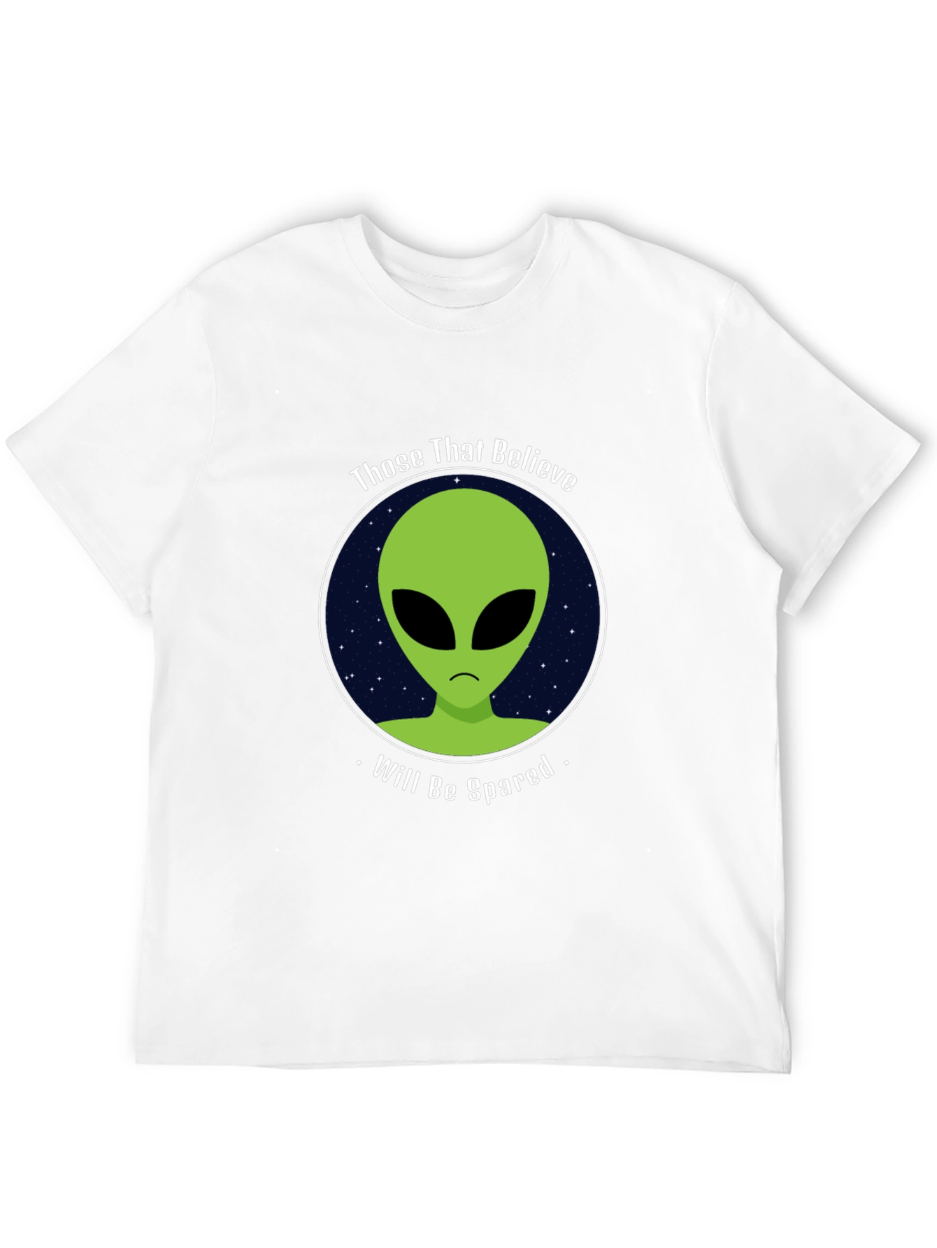 Believe Alien Black T-Shirt - Will Be Spared