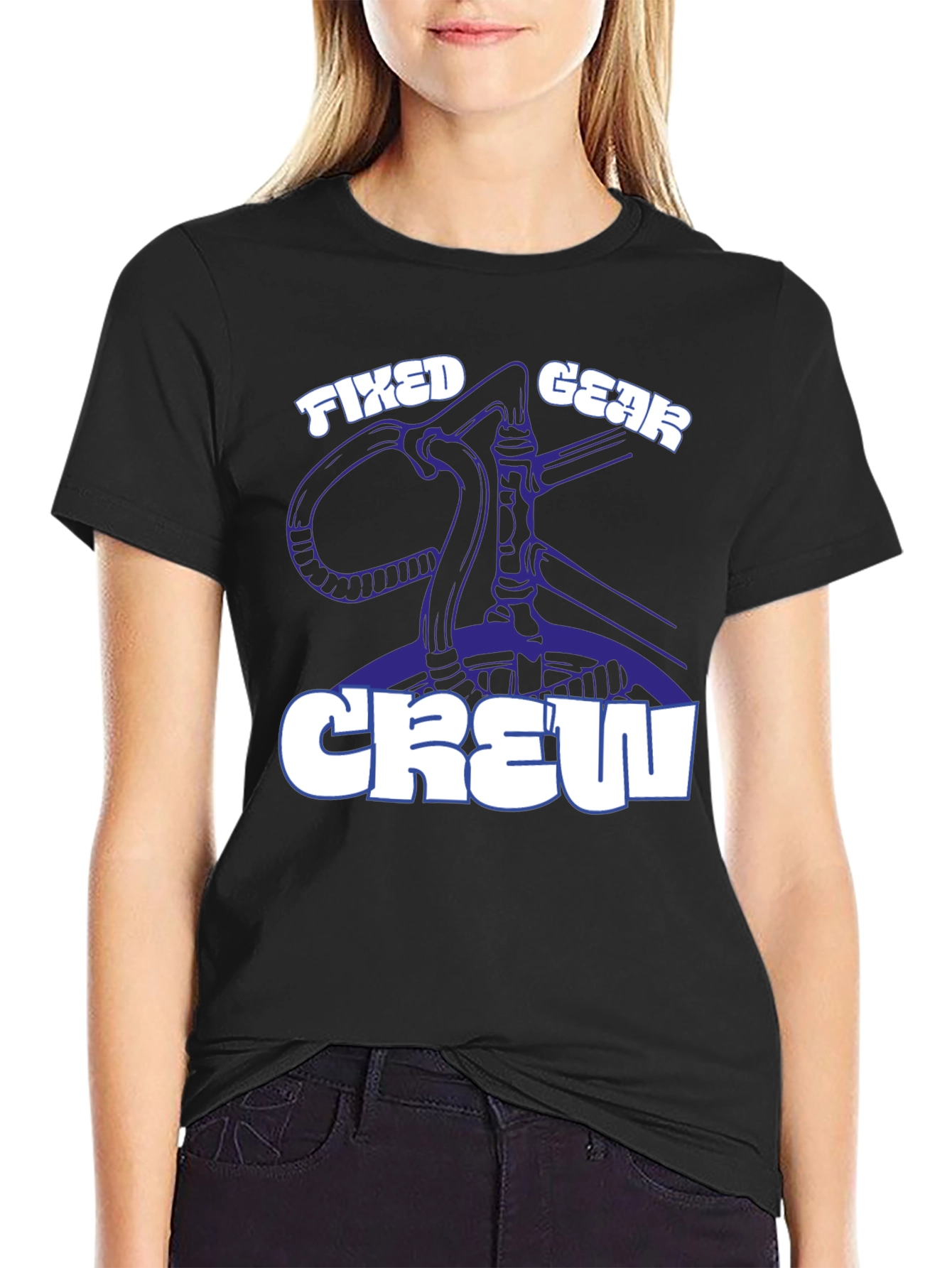 Fixed Gear Crew Graphic T-Shirt