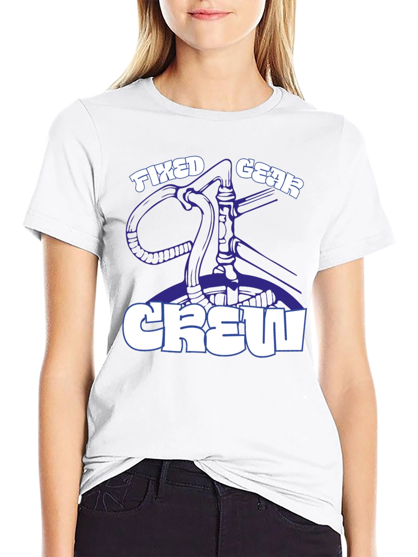 Fixed Gear Crew Graphic T-Shirt