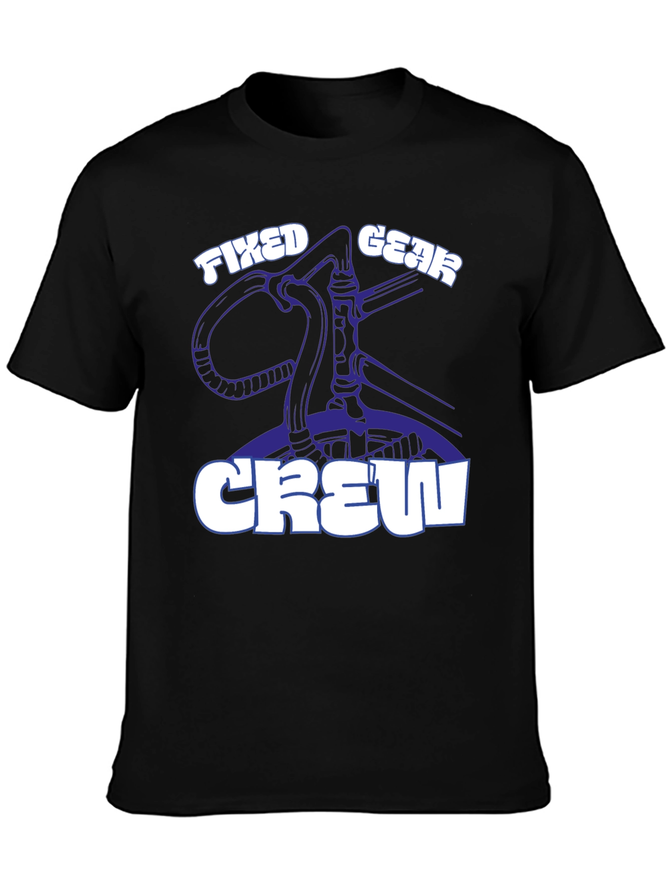 Fixed Gear Crew Graphic T-Shirt