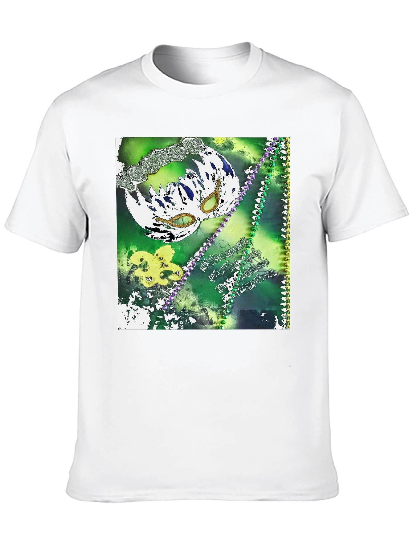 Mardi Gras Mask T-Shirt - Festive & Fun!