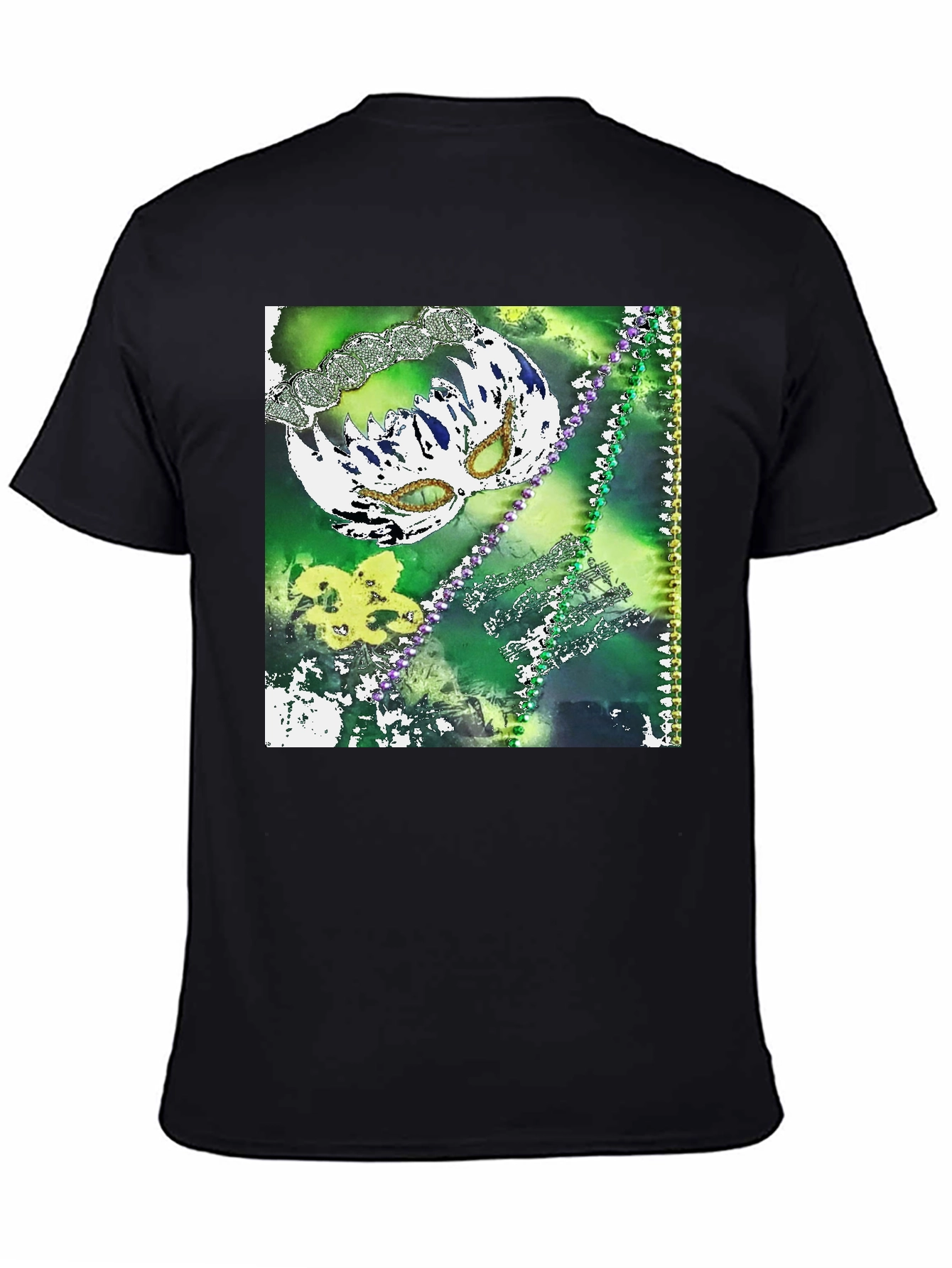 Mardi Gras Mask T-Shirt - Festive & Fun!
