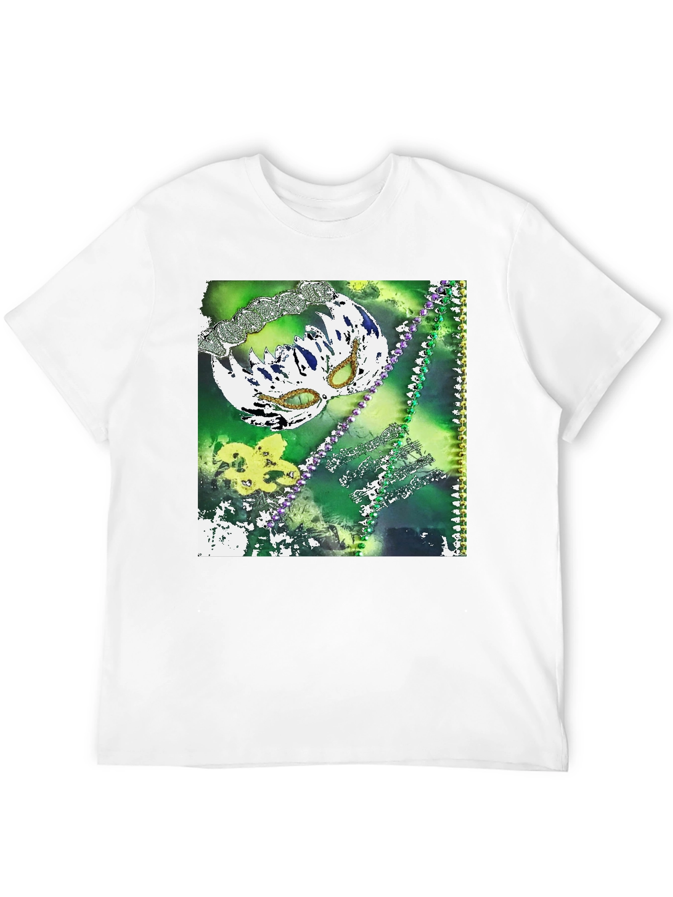 Mardi Gras Mask T-Shirt - Festive & Fun!