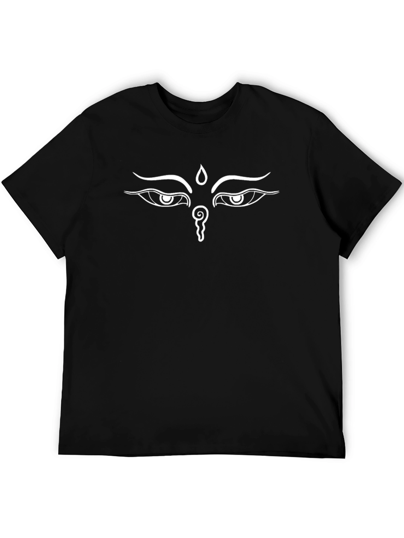 Buddha Eyes Graphic Tee - Mens Black T-Shirt