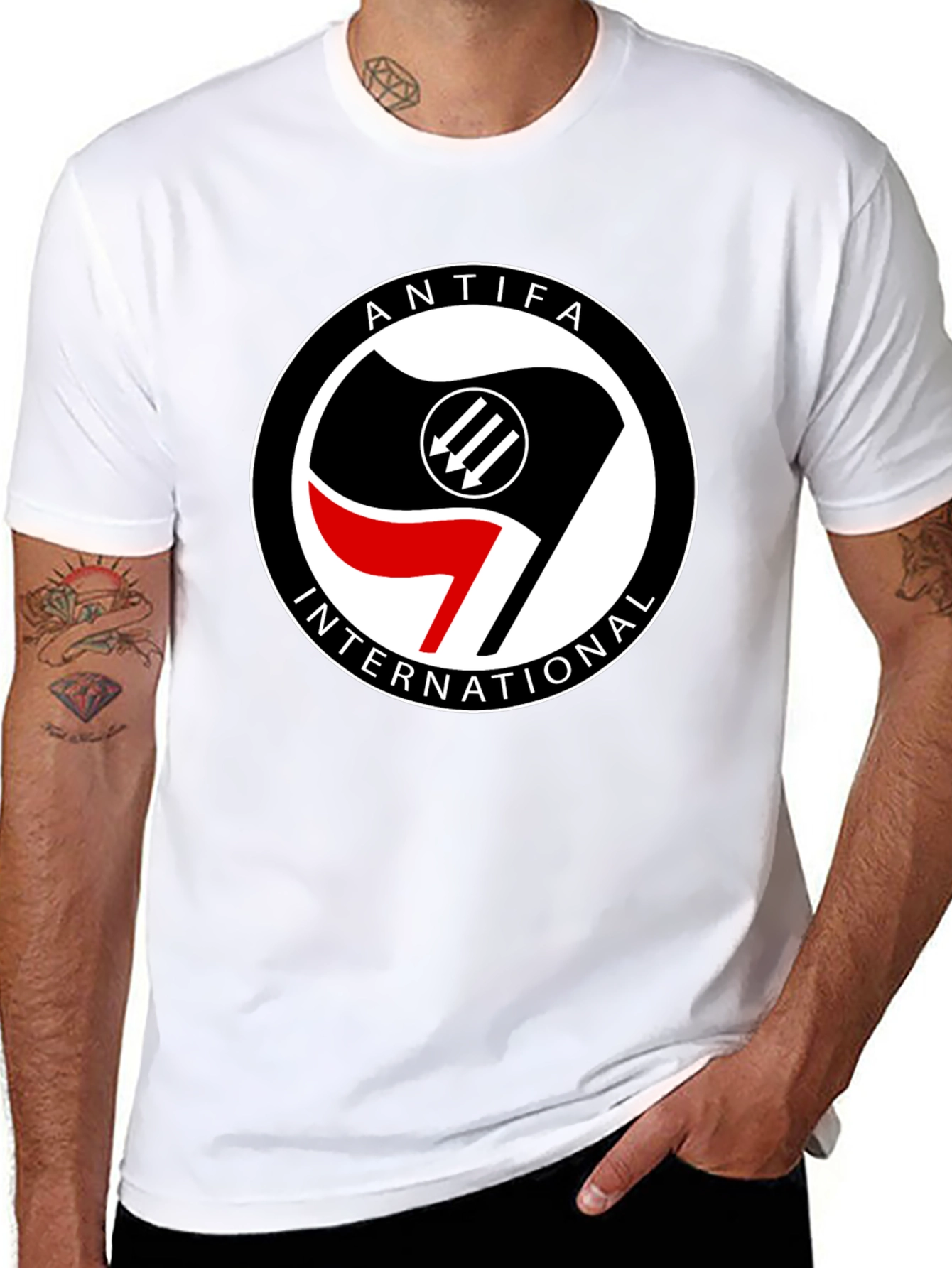 Antifa International Graphic Tee