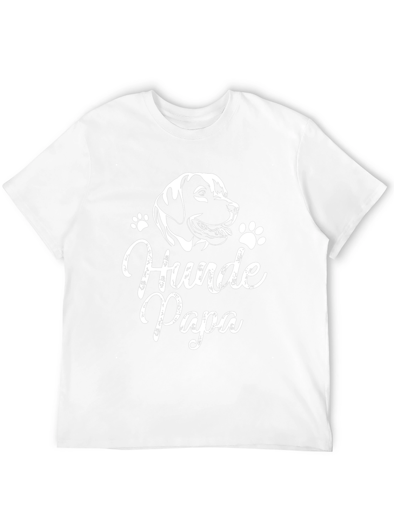Hunde Papa Dog Lover Black T-Shirt
