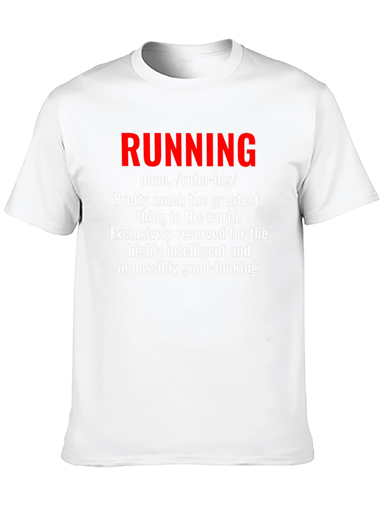 Running Definition Black Graphic Tee