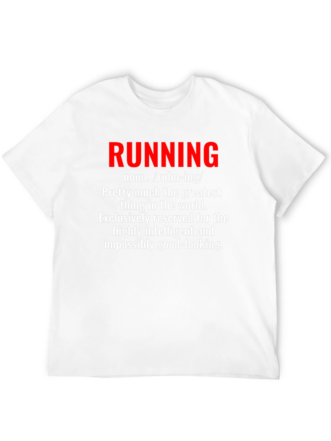 Running Definition Black Graphic Tee