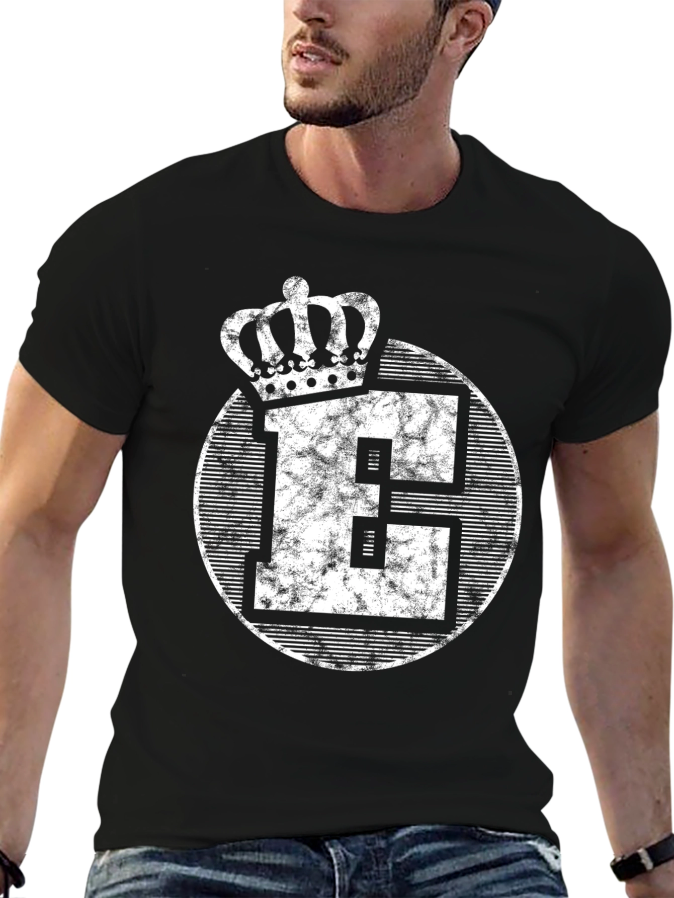 Kingly E Black T-Shirt