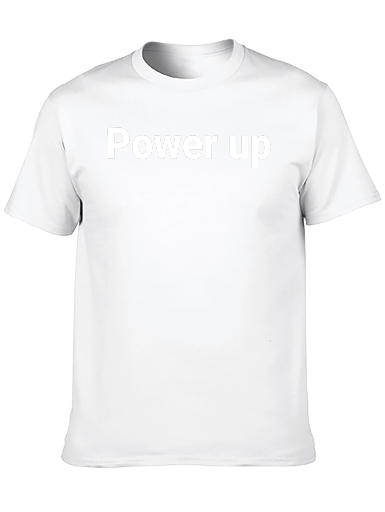 Power Up Black Graphic Tee