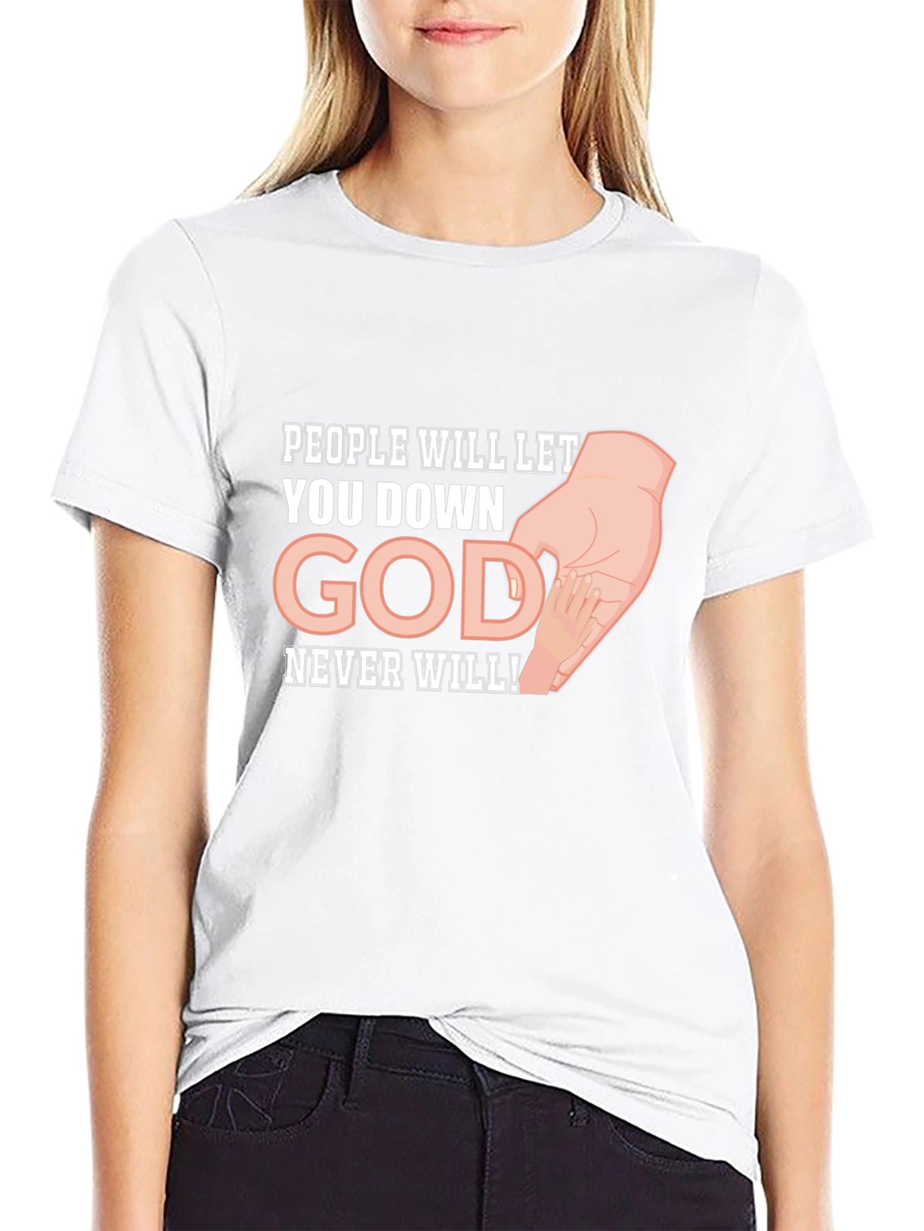 Faith-Based Graphic Tee: God Never Will!