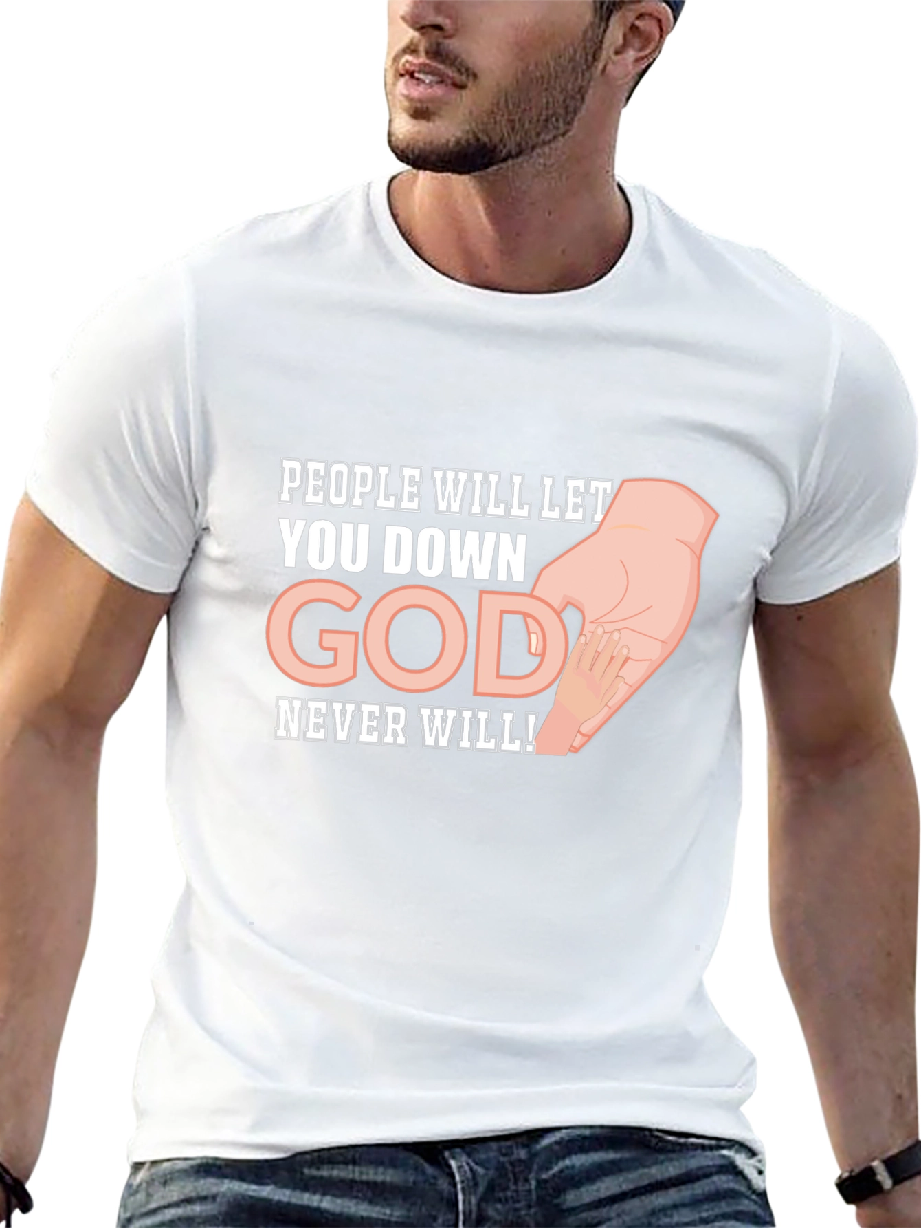 Faith-Based Graphic Tee: God Never Will!