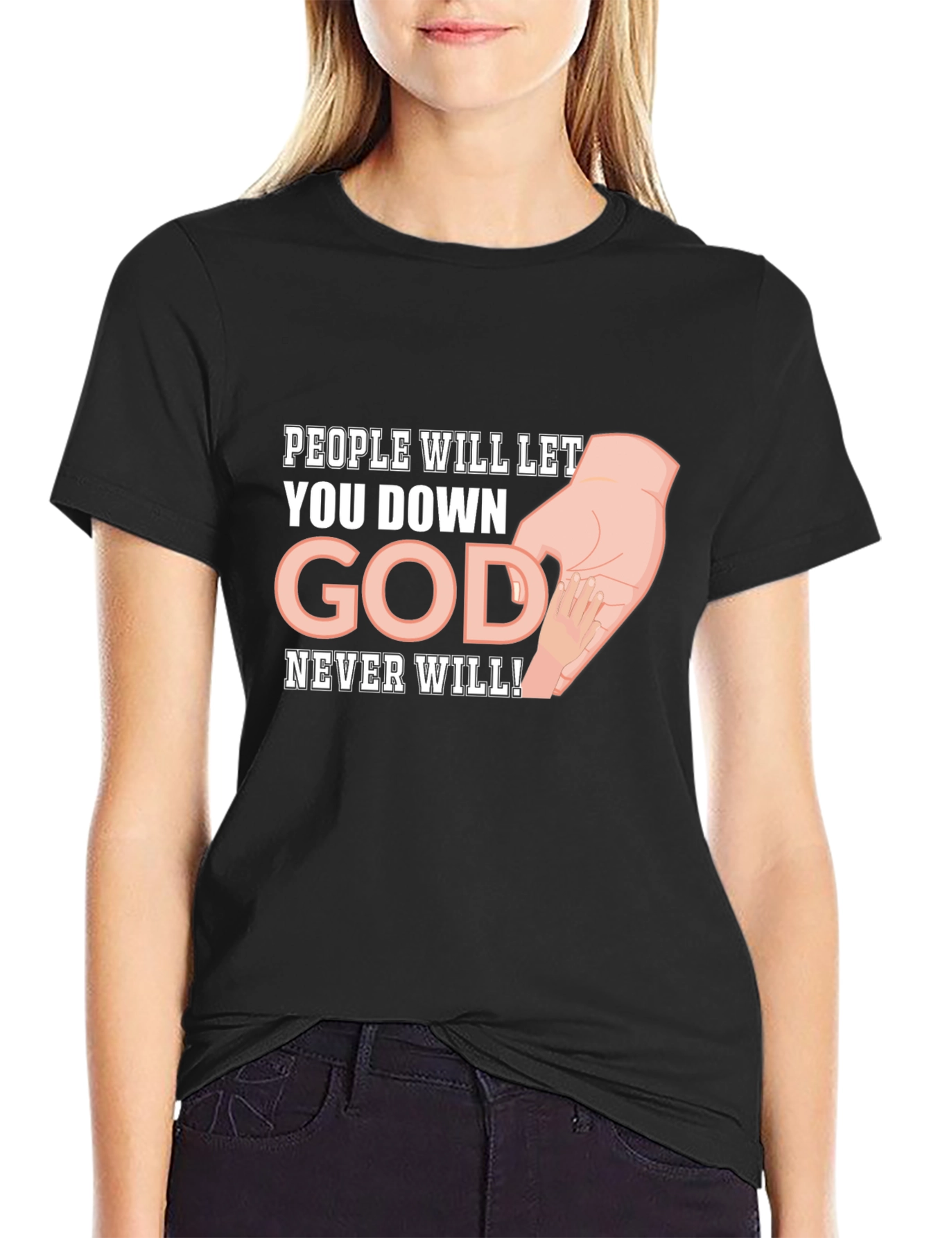 Faith-Based Graphic Tee: God Never Will!