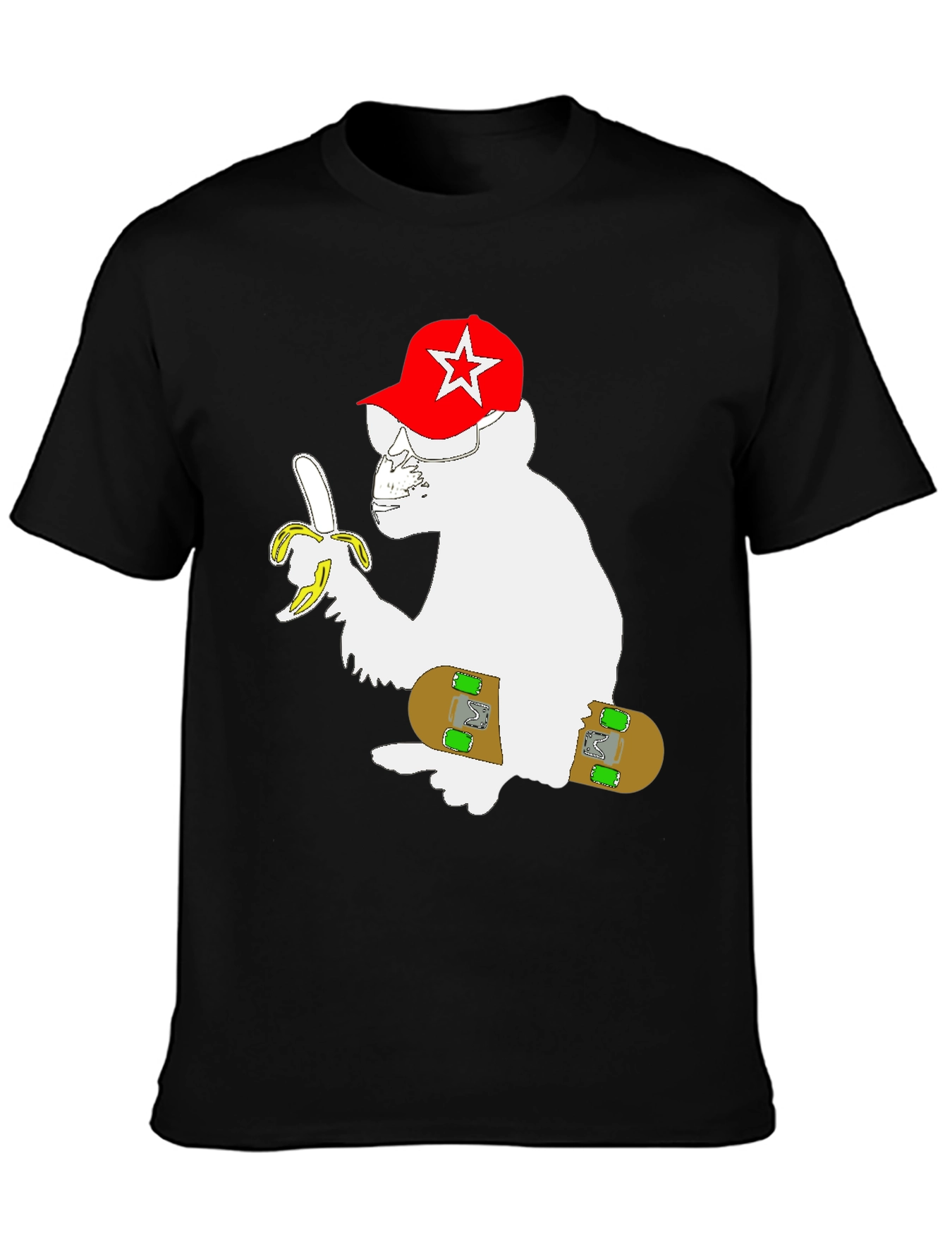Monkey Skateboard T-Shirt