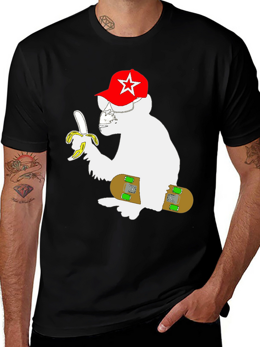 Monkey Skateboard T-Shirt