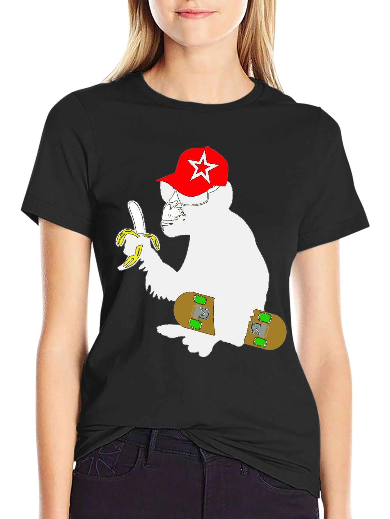 Monkey Skateboard T-Shirt