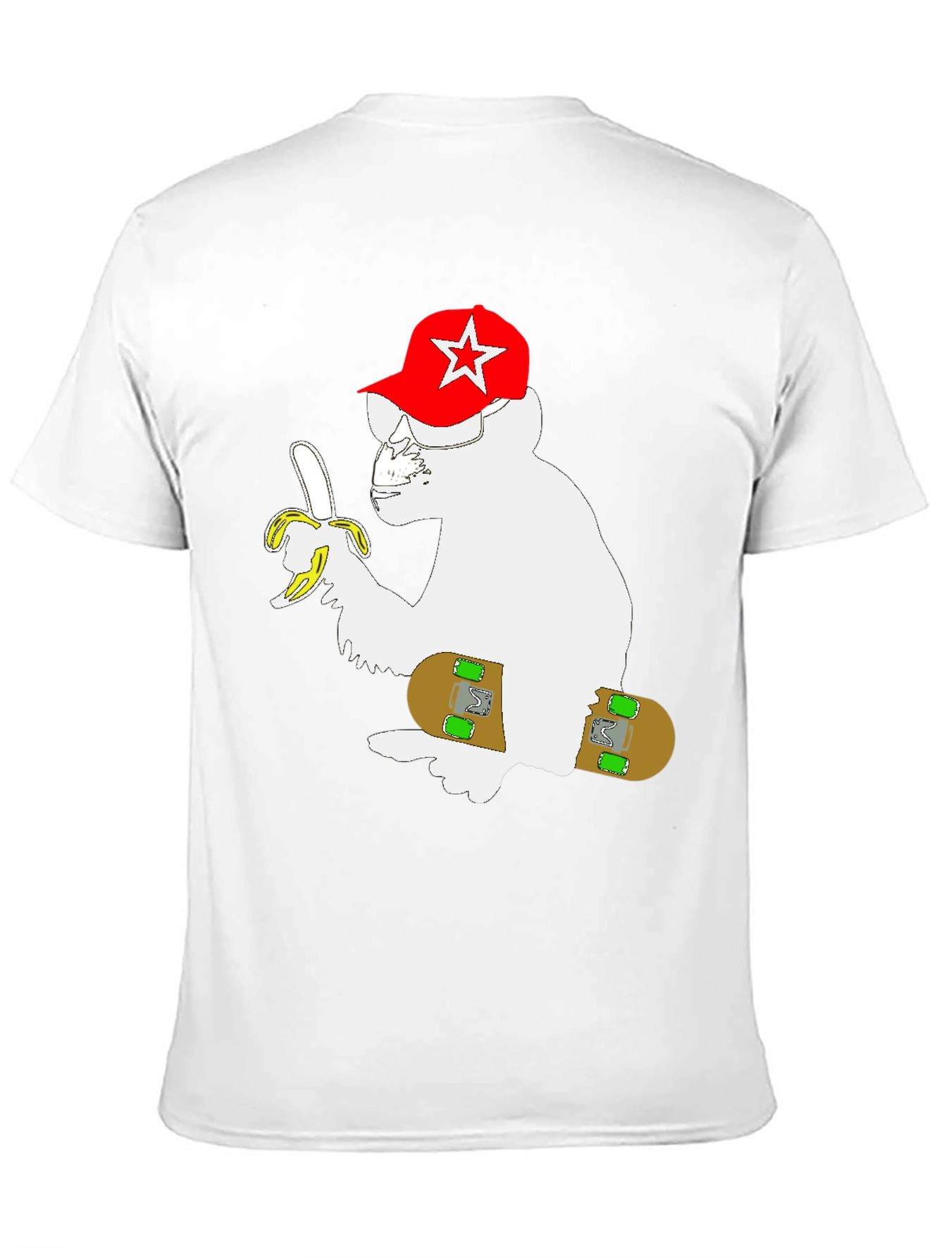 Monkey Skateboard T-Shirt