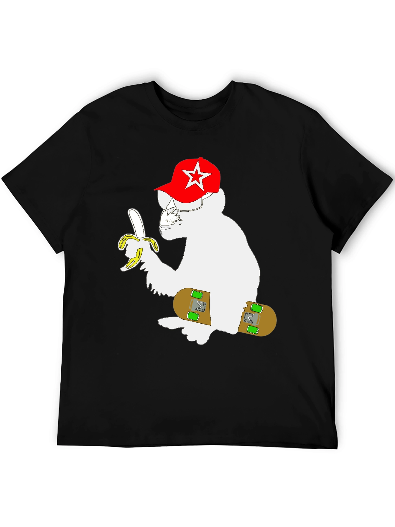 Monkey Skateboard T-Shirt